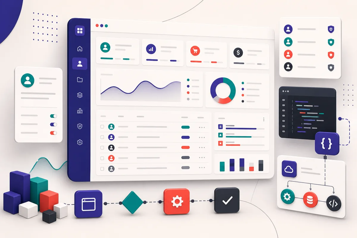تصویر اپلیکیشن، پنل مدیریتی و SaaS